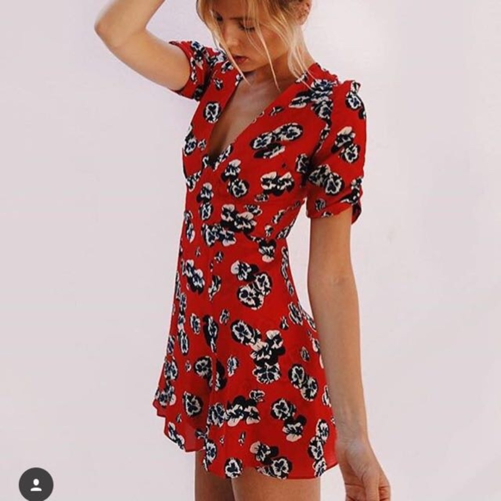 Réalisation dress The Ozzie in Pansy print